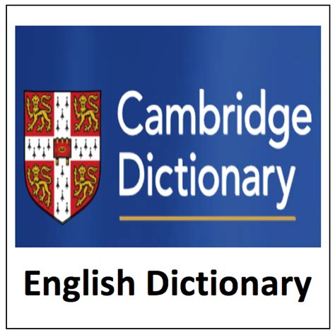 cambridge dictionnary